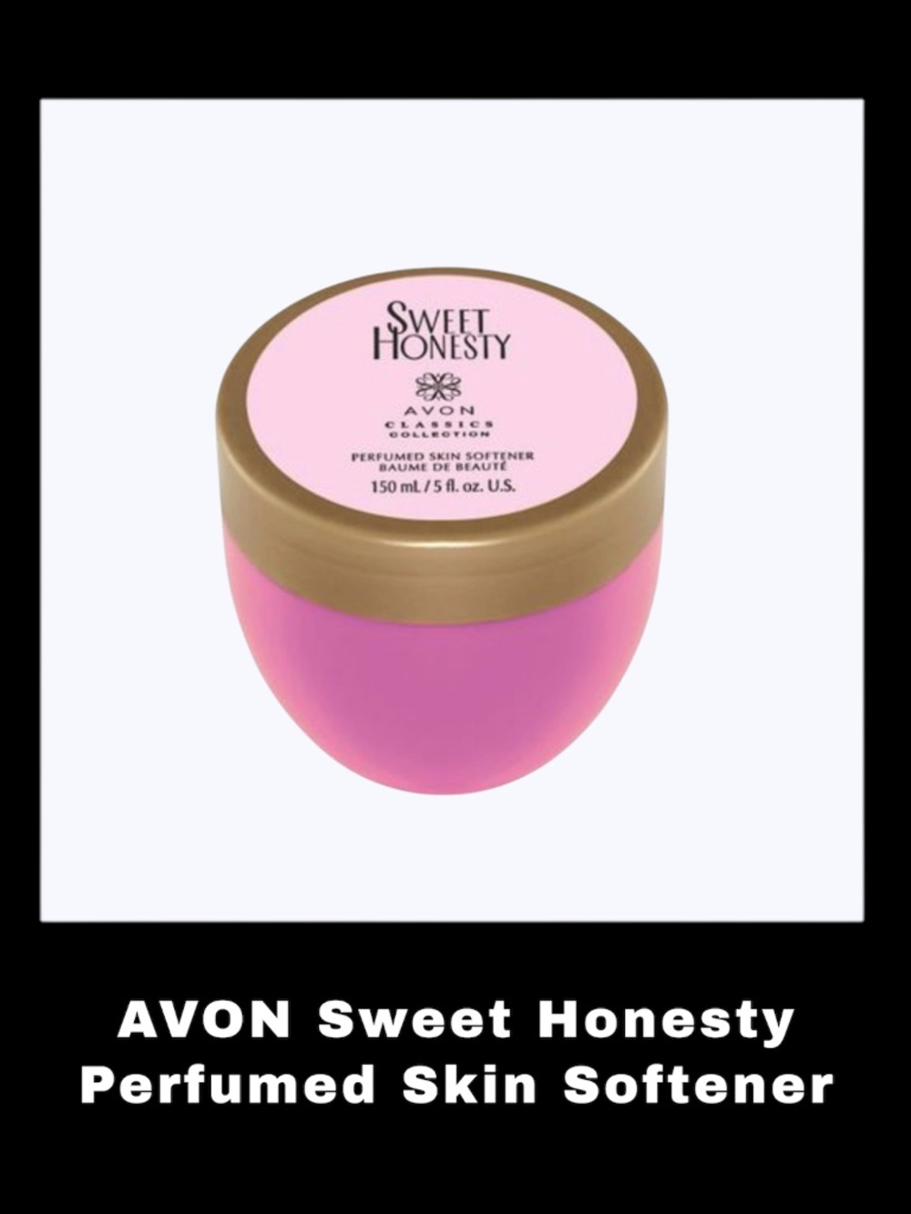 AVON Sweet Honesty 5.0 Fluid Ounces Perfumed Skin Softener